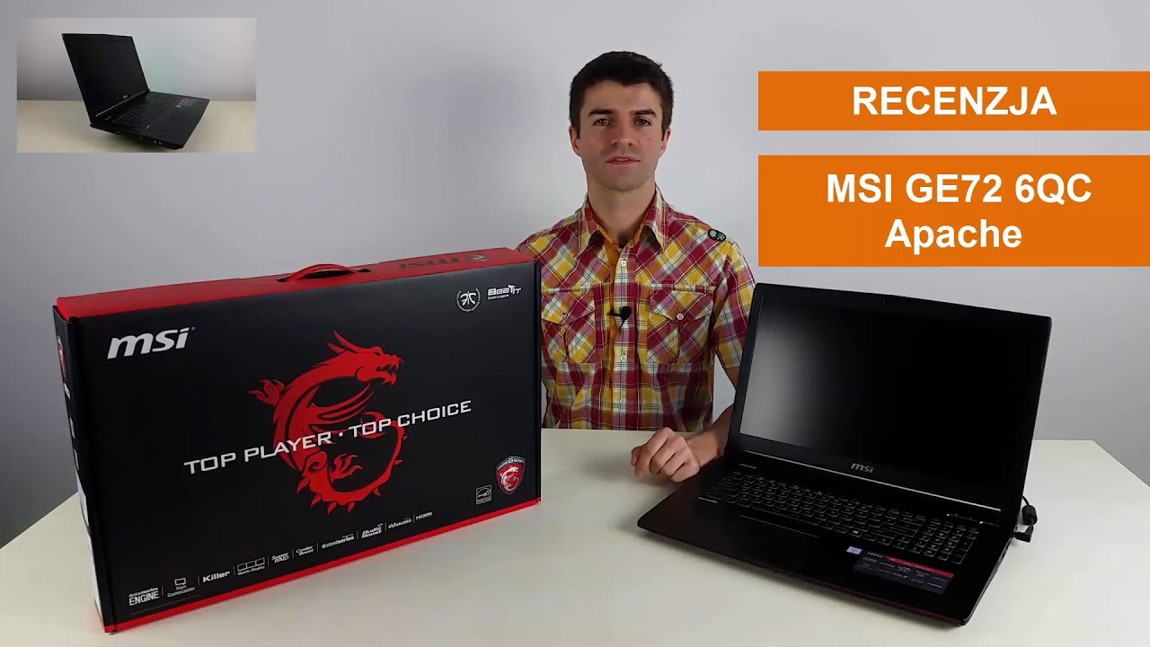 MSI GE72 6QC Apache REVIEW TEST the gaming laptop X-COM - YouTube