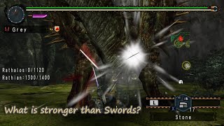 MHFU: What is stronger than swords?