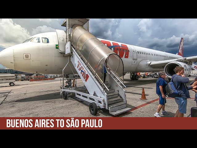 BUENOS AIRES TO SAO PAULO IN AN AIRBUS A321 class=