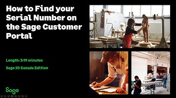Sage 50 Canada — How to Find your Serial Number on the Sage Customer Portal