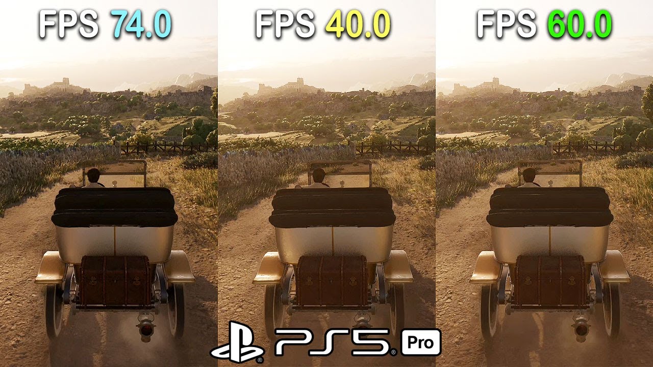 MAFIA: The Old Country - PS5 Pro Frame Rate Comparison 120hz VRR ...