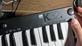 miditech k32s midiキーボード