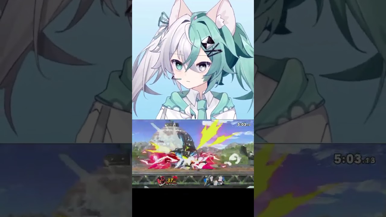 バ美肉おじさんのスマブラSP対戦動画 #Shorts 【スマブラSP】【vtuber】 #short #shortvideo