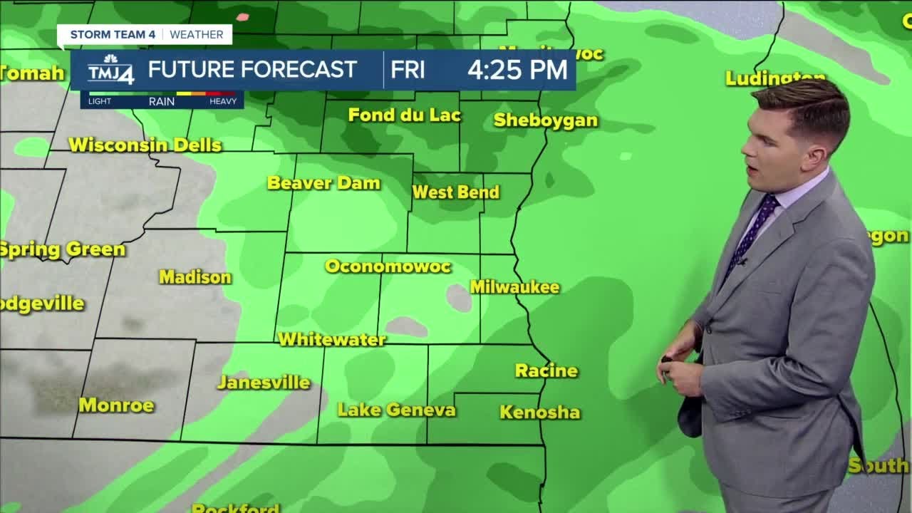 A few more showers Friday before a breezy weekend - YouTube
