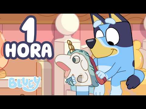 Unicorse tiene una cita 🦄🍝 | 1 HORA de fantasía | Bluey - Español Canal Oficial