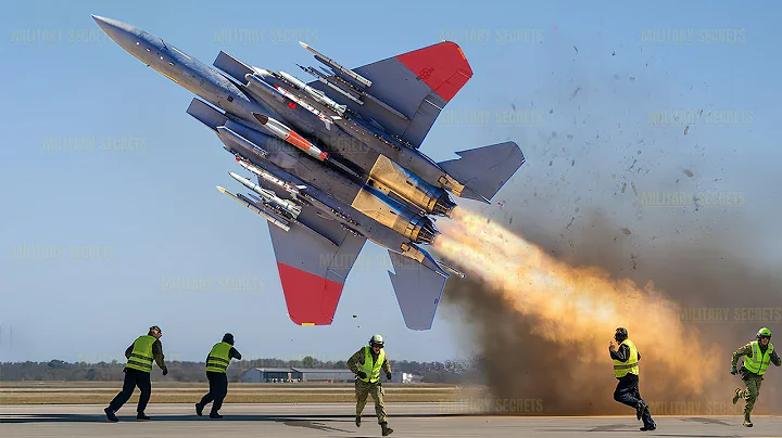 Beautiful Female US F-15 fighter jet takes off at Crazy speed and What happen!