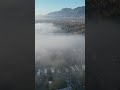 Thick Fog Rolls Over Boulder #drone