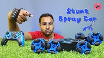 RC 8 Wheel Stunt With Spray Car And Hand Gesture Control The Khilonawala