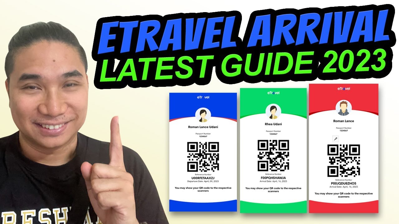 NEW ETRAVEL ARRIVAL CARD TRAVEL REQUIREMENTS LATEST PHILIPPINES
