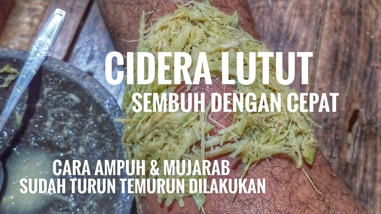 Cara menyembuhkan cidera lutut akibat terkilir maupun benturan dengan