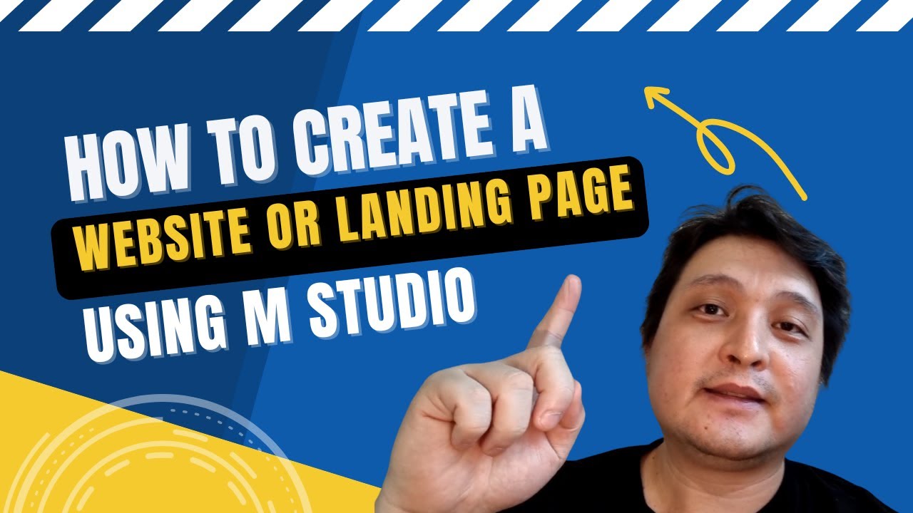 How to Create Your Website or Landing Page using M Studio Website ...