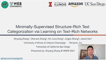 Minimally-Supervised Structure-Rich Text Categorization via Learning on Text-Rich Networks