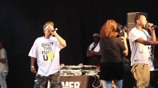 Rockness performing Da Wiggy from Heltah Skeltah along with Starang Wondah