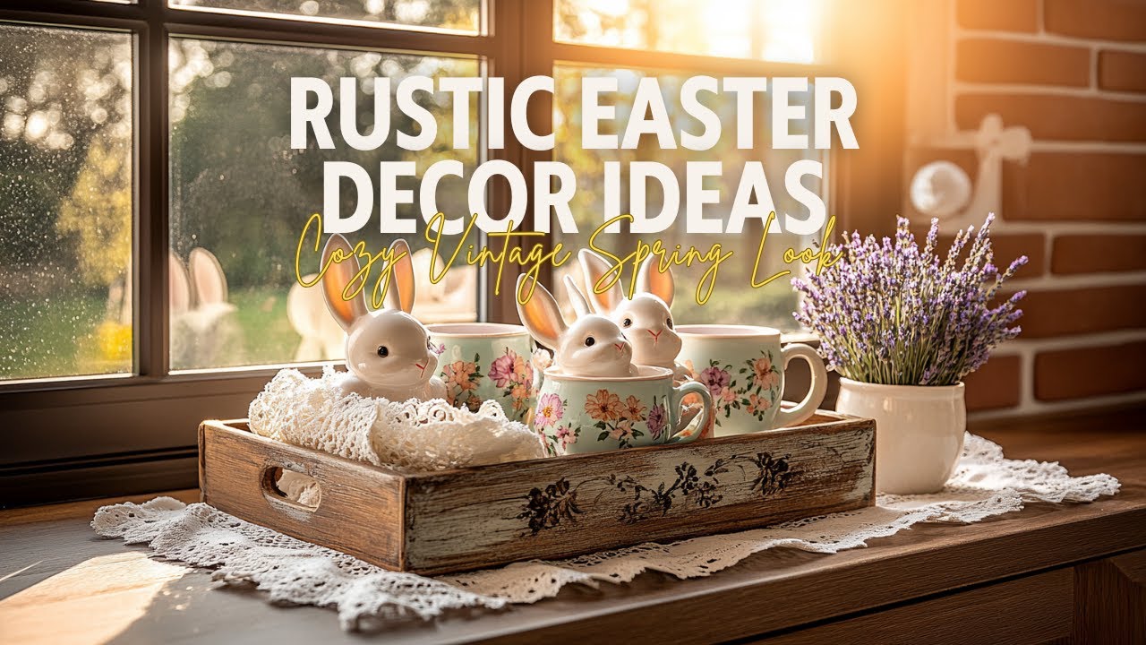 Rustic Easter Decor Ideas and Cozy Farmhouse Easter for a Vintage Spring Look
