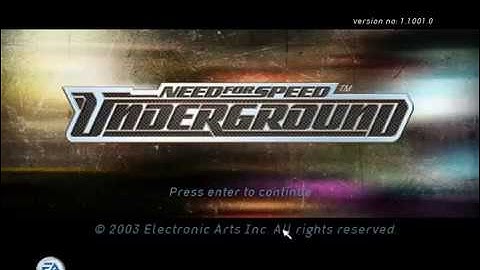 "Edit Songs Of Need For Speed Underground 1"