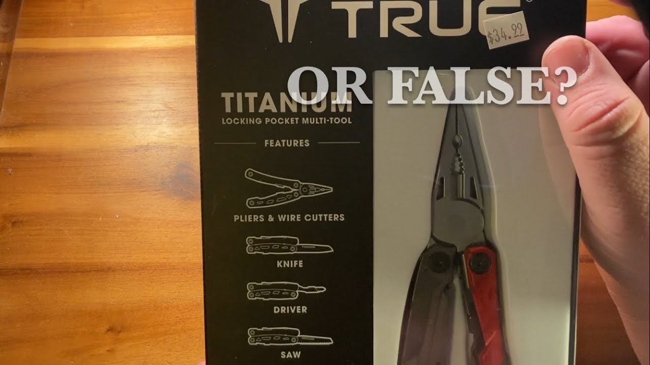 First Look: True Knives Titanium Block Multitool