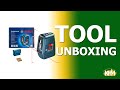Bosch gll 3x line laser level 3x lines 15meters quick unboxing