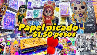 Papel picado for Day of the Dead | Starting at $1.50 pesos 💀 At Mesones CDMX
