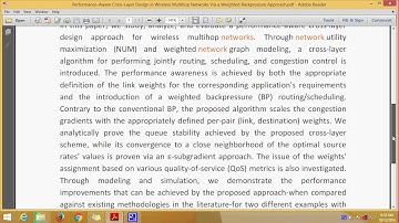 Performance Aware Cross Layer Design in Wireless Multihop Networks Via a Weighted Backpressure Appro