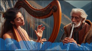 Haunting Malayan Flute & Soothing Harp Music for Relaxation | Deeply Relaxing Ambiance