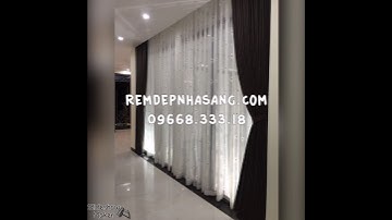 Rèm vải 2 lớp cao cấp