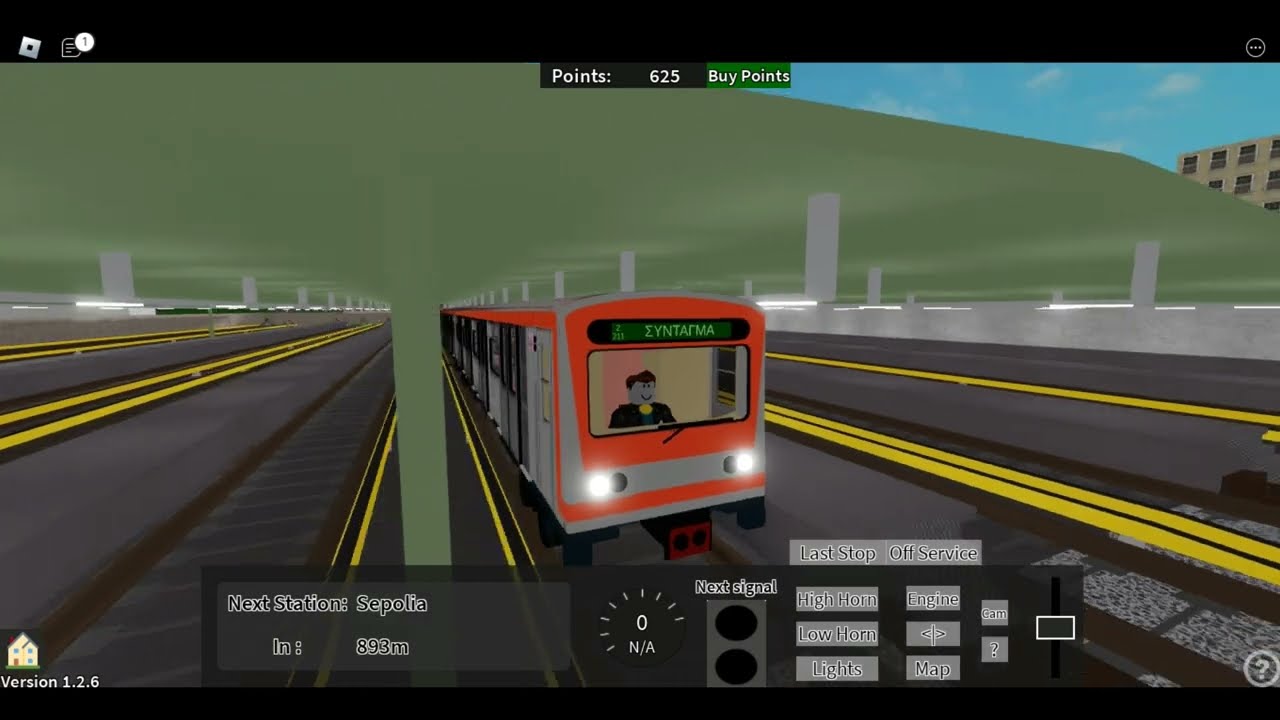 Roblox: Athens Metro Transport #1 - From Sepolia To Syntagma (Line 2)