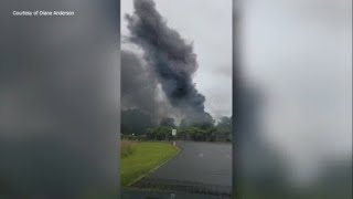 'I thought it was just a big cloud': No injuries after large fire at Southington used car parts busi