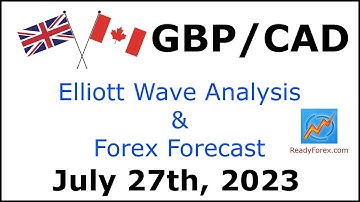 GBP CAD Elliott Wave Analysis | Forex Forecast | July 27, 2023 | GBPCAD Analysis Today