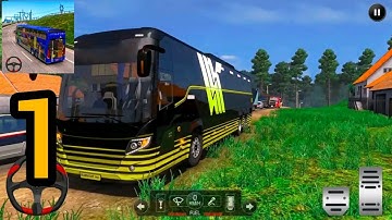 Euro Uphill Bus Simulator Games - Bus Simulator - Bus Driving Simulator - Android,ios Gameplay