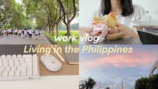 work vlog 👜✨| realistic 9-5 office work life in Manila, yardstick coffee, 1st 5k run, new laptop