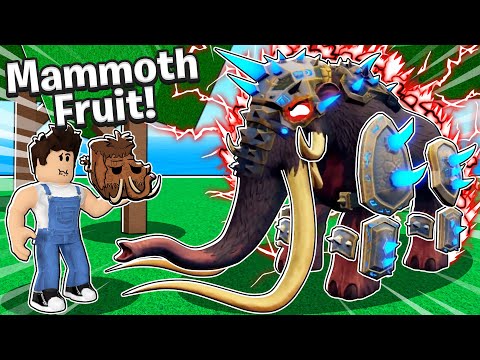 I DREW the *MAMMOTH FRUIT* on Roblox #BloxFruits #Roblox