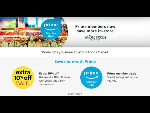 7  Prime Member Benefits You Can Get at Whole Foods