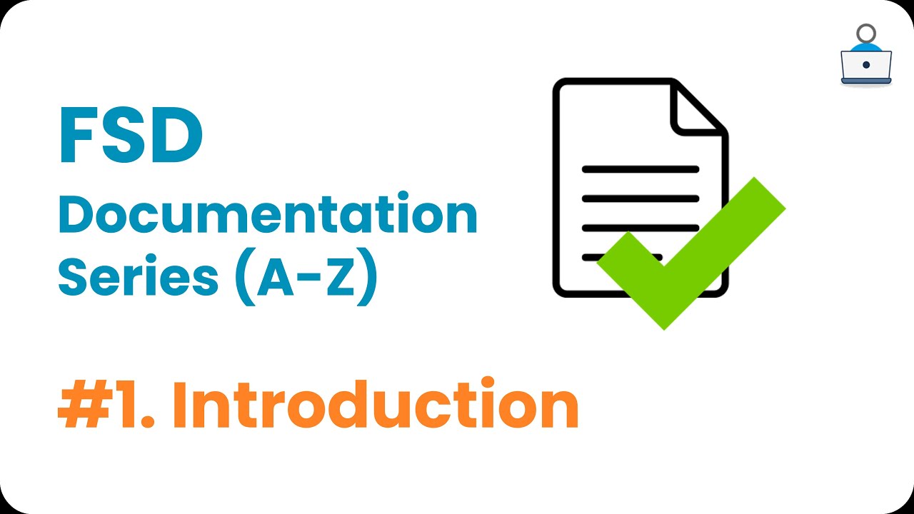 FSD Documentation Series #1: Introduction & Importance of FSD - YouTube