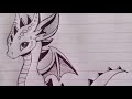 How to draw a very cute dragon