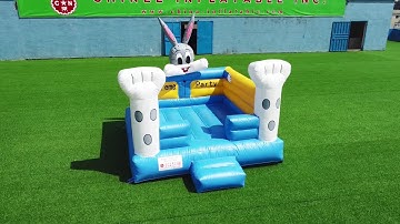 Rabbit theme inflatable bouncer T4-27 from Chinee Inflatables