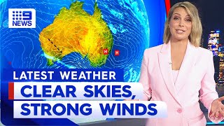 Weather Update: High pressure system stretches across the country | 9 News Australia image