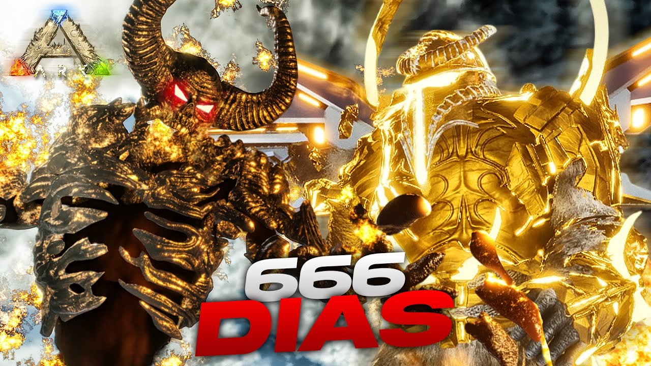 SOBREVIVÍ 666 DÍAS entre DIOSES en ARK...