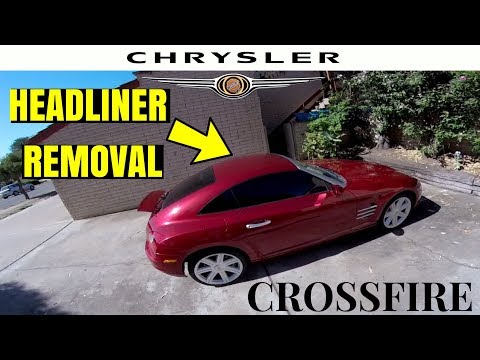 How to Repair Sagging Headliner Fix Chrysler Crossfire, Mercedes Benz SLK CLK 320 350