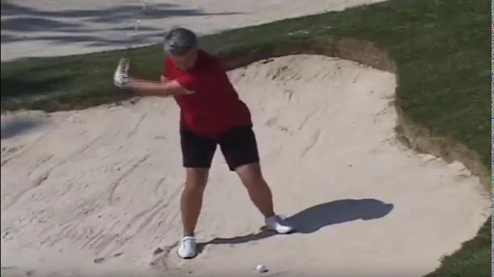 Nancy Quarcelino Uphill Lie in Greenside Bunker