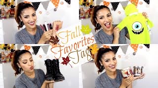 Fall Favorites Tag | Fall 2015