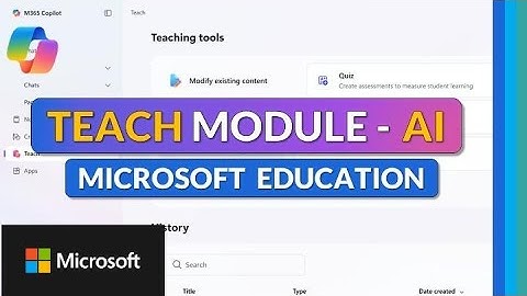 How to use the Teach Module in Microsoft 365 Education