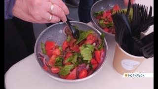 В Норильске прошел большой уличный фестиваль еды