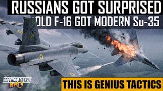 Russians got Surprised | Old F-16 Shot down Modern Su 35 with Genius Tactics | हिंदी में