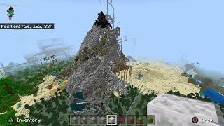 Minecraft massive mountain castles project phase 2-3 12 /24 update