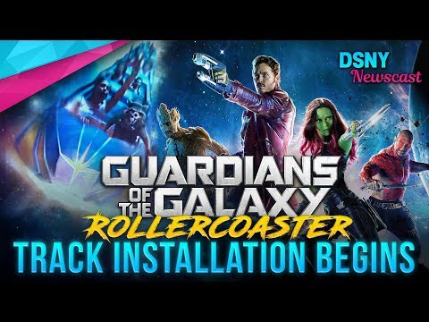 Guardians of the Galaxy ROLLERCOASTER Track Installation Begins at Epcot - Disney News - 9/4/18