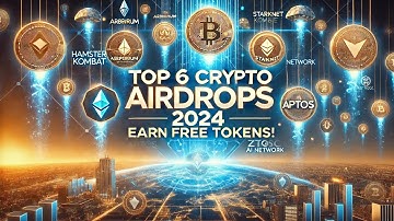 Hamster Kombat and Top 6 Upcoming Crypto Airdrops 2024 | Earn Free Tokens Arbitrum, StarkNet & More