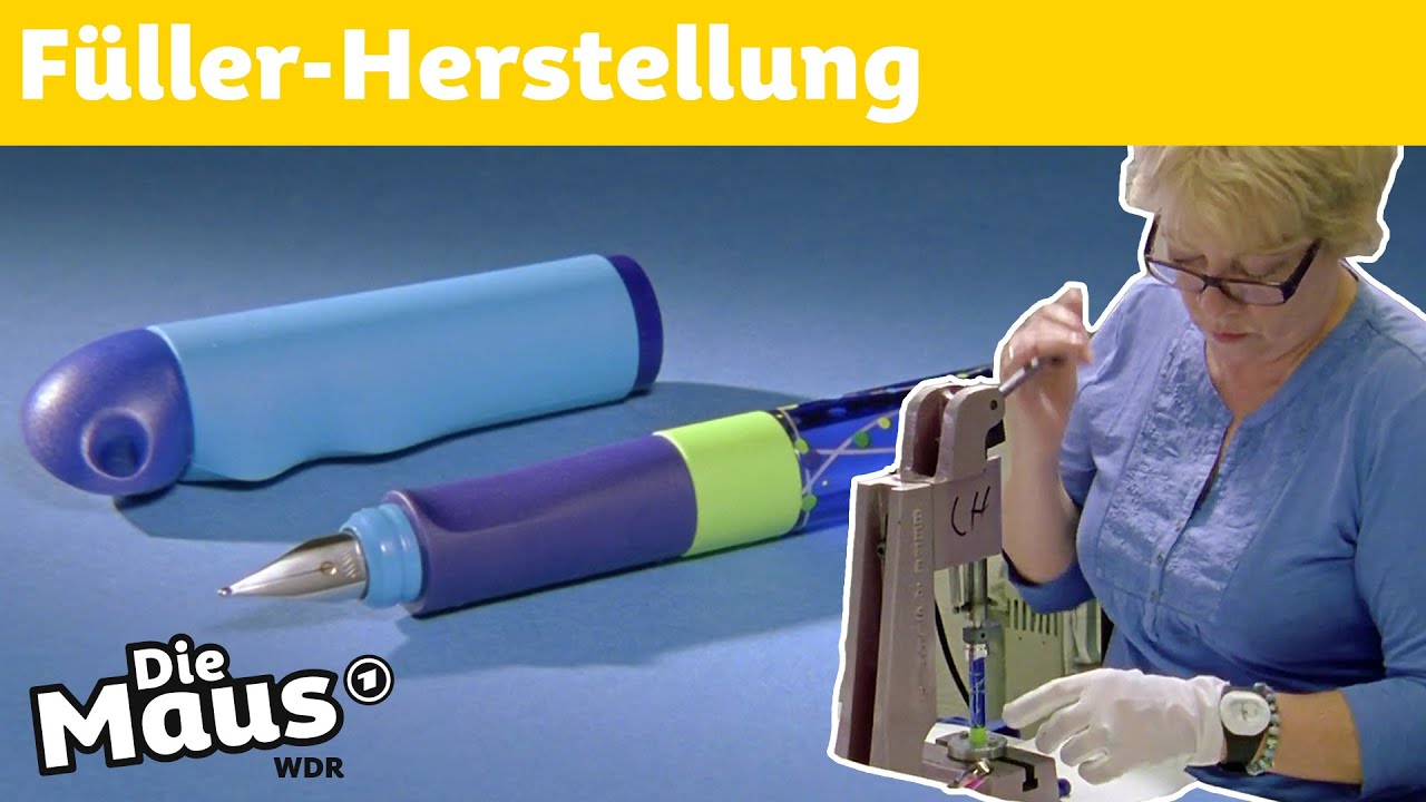 Wie funktioniert eine Füllfeder? | DieMaus | WDR