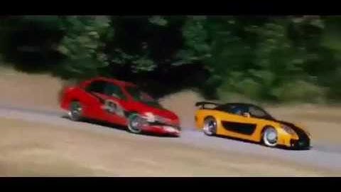 ワイスピ3に頭文字Dの音楽付けてみた。