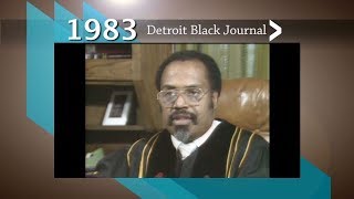 1983 Detroit Black Journal Clip Reverend Adams