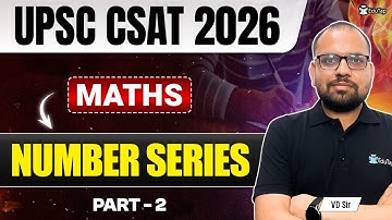 Number Series UPSC CSAT | CSAT Maths Syllabus Questions | CSAT Maths Question and Answers PDF EduTap